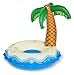BigMouth Inc Giant Inflatable Palm Tree Pool Float, Durable Vinyl Ring Tube, Summer Beach Themed Pool Party Water Floatie, Patch Kit Included
