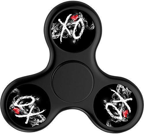 Fakalove The Weeknd Logo Hand Toys Triangle Fingertips Peg-top Toys Toy Game Whipping Top Scopperil Finger Tip For Adults and children Spinner Fidget