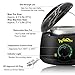 Wax Warmer, Electric Hair Removal Waxing Kit with 4 Packs of Hard Wax Beans and 10 Wax Wooden Spatulas (at-Home Waxing for Women and Men) (Black)