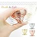 IBEET 3 PCS Beauty Makeup Sponge Blender Holder Drying Rack Stand,Makeup Sponges Stand, Powder Puff Sponge Support Display Stand,Round Makeup Organizer