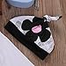 Ma&Baby Newborn Kids Baby Boy Girl Cotton Tops Romper Pants Hat 3Pcs Outfits Set Clothes, White (3-6 Months)