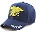 THE HAT DEPOT Navy Embroidered Military Baseball Cap Hat (Navy Seal)