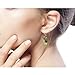 NOVICA Artisan Handmade Cultured Freshwater Pearl Peridot Cluster Earrings Crafted Beaded Multigem .925 Sterling Silver Citrine Garnet Yellow Dangle Thailand 'Freshness'