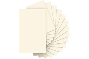 ZAVIKO 30 Sheets Cream Cardstock Paper 8.5 x 14, Ivory Cardstock Printer Paper 8.5 x 14, Off White Card Stock 8.5x14, 200 GSM Legal Size Cardstock for DIY Crafts, Greeting Cards, Wedding Invitations, Menus
