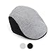 Black & White Men's Newsboy Ivy Hat