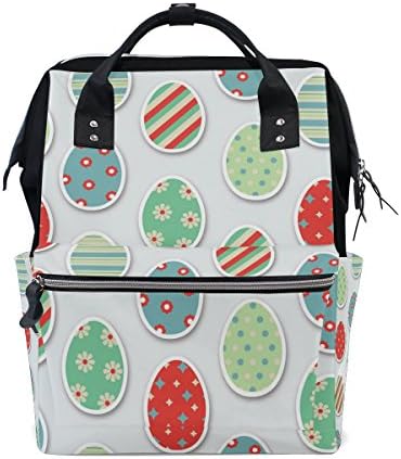 MaMacool Mummy bag Diaper Tote Bags Larger Capacity Baby Nappy Bag Fashion Easter Eggs Muti-Function Travel Backpack