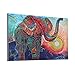 Amersin DIY 5D Special Shaped Diamond Painting by Number Kits, Full Drill Rhinestone Embroidery Cross Stitch Pictures for Christmas Home Decor (Elephant 1)