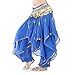 BellyLady Belly Dance Harem Pants Tribal Baggy Arabic Halloween Pants-Lakeblue