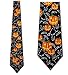 Three Rooker Pumpkin Bat Witch Neck Ties Halloween Mens Neckties