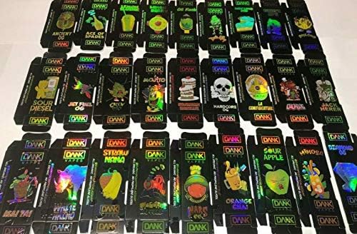 Dank Vape Holographic Packaging - Empty Packaging - 500pcs for $179.99-45 Different Boxes