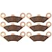 ECCPP Brake Pads for Traild Polaris Sportsman 570/500/450/400/800/2009-2020 Touring 570 2017-2024, FA159 Front and Rear Brake Pads