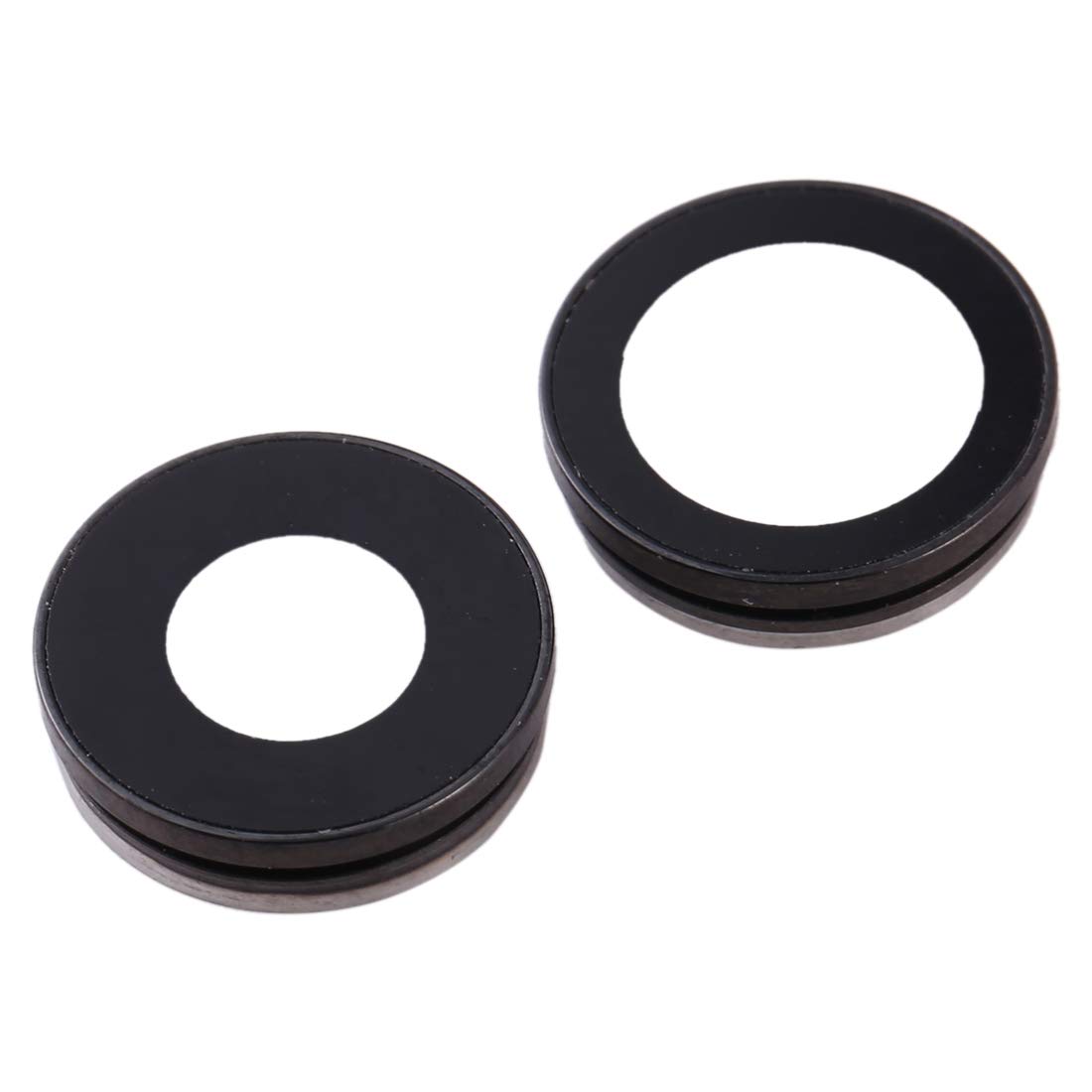 Replacement LENS KIT REAR GLASS LENS SLIDE LENSES +FRAME (BLACK) RING REAR CAMERA COMPATIBLE FOR APPLE IPHONE 11