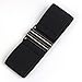 YYXR Womens Black Vintage Plus Elastic Stretchy Waist Cinch Trimmer Belt Size M