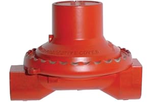 FAIRVIEW Gas-FLO GR-630B High Pressure Gas Regulator, 1/4 in Pipe, 500000 Btu/hr Capacity, Zinc, Import