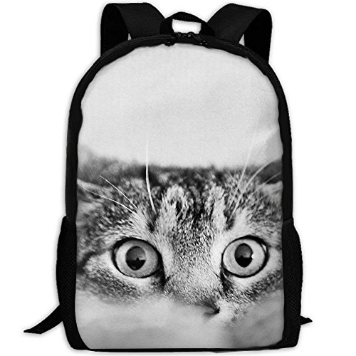Cute Cat Outdoor Casual Shoulders Multipurpose Backpack Fantasy Shoulder Bag School Backpack Travel Bags Laptop Backpack for Unisex 16.5 Inch