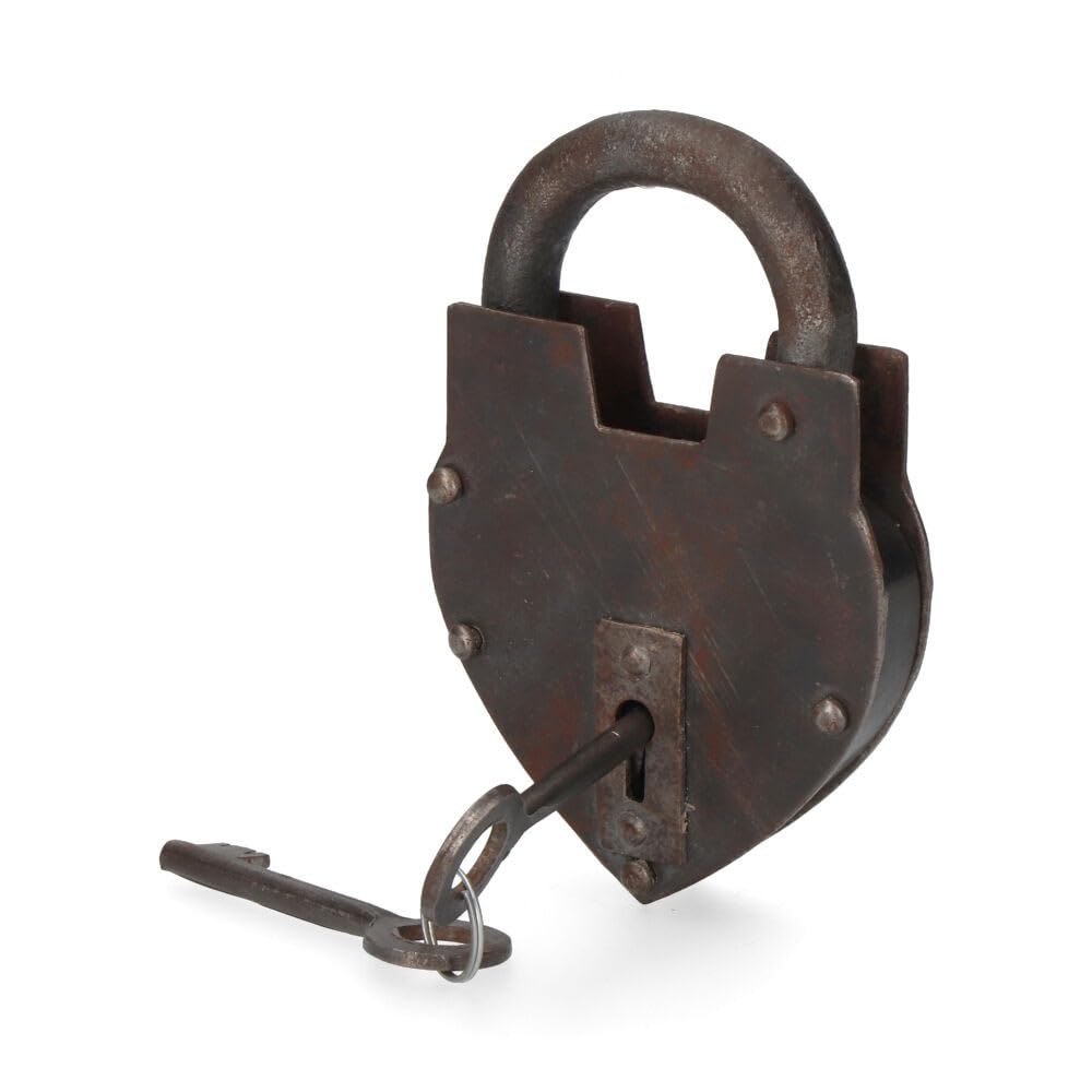 Rustic Padlock 2 Keys Rust Effect by EDM