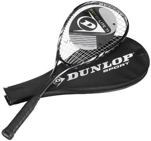 Dunlop Squash Racket Biotec Lite TI Silver Deluxe Including Case