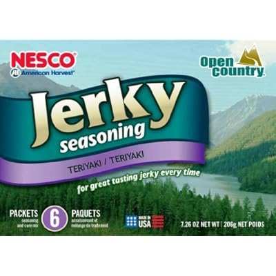 Nesco BJT-6 Jerky Spice Works, Teriyaki Flavor, 12 pack