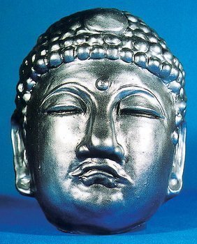 Big Buddha Daibutsu Silver Rubber Mask Cosplay [JAPAN] by Ogawa Studio