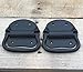 Pair of Cast Iron Trunk Chest Handles Drop Down Trunk Handle with Hardware