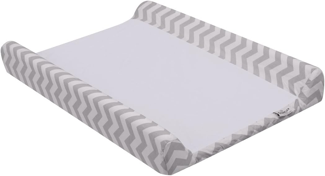 KempKids Sango Trade - Cover for Changing Mat Size: 50x70 cm Grey Zigzags