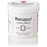 Renapur Leather Balsam, Natural Conditioner, Protector and Restorer — for Leather Furniture, footwear, Purses & Bags, Car int