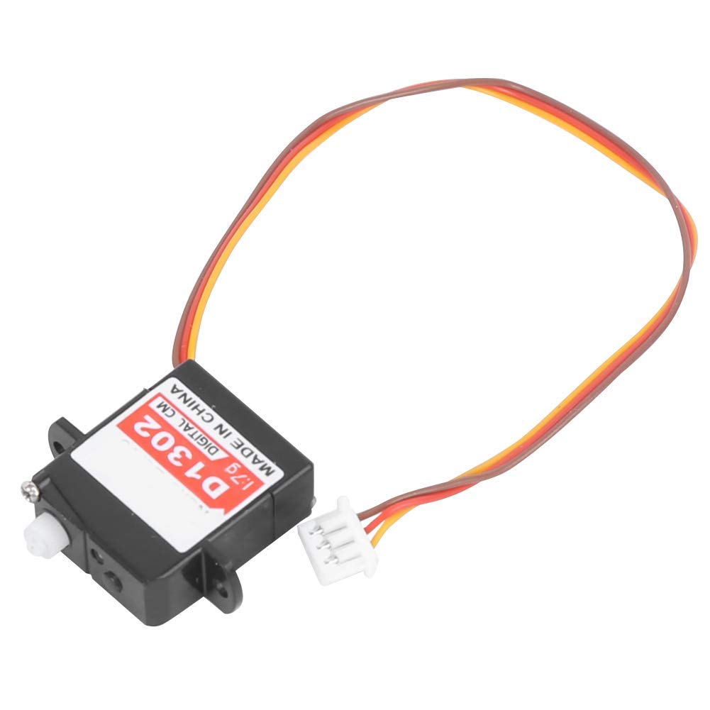 RC Digital Servo, Mini Digital Servo D1302 Micro Digital Servo Spare Parts Accessory for Fixed Wing Aircraft Model(JS1.25 Plug) Sportinggoods Model Aircraft Sportinggoods Model Aircraft Accessories