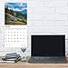 2020 Cabins Wall Calendar by Bright Day, 16 Month 12 x 12 Inch, Country Side Camping