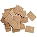 G2PLUS 200PCS Earring Display Cards, Kraft Paper Earrings Holder Card, 1.10