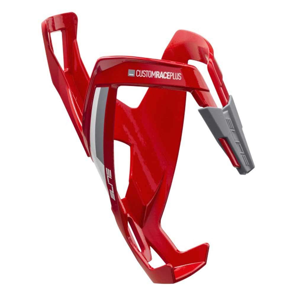 Elite Custom Race Plus Bottle Cage, red/White
