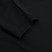 Spotti Men's Cycling Bike Jersey Long Sleeve with 3 Rear Pockets - Moisture Wicking, Breathable, Quick Dry Biking Shirt Black