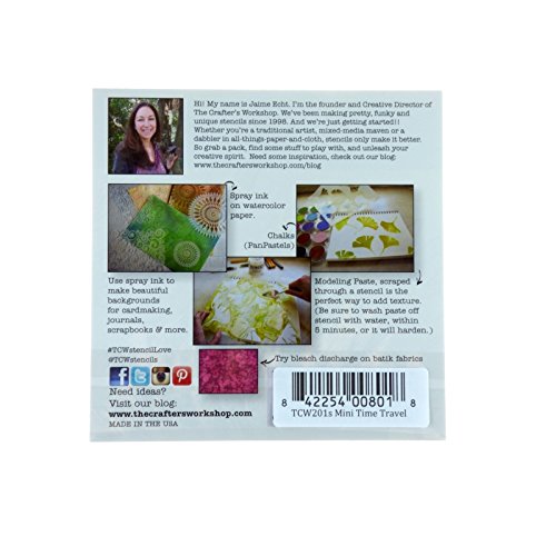 Crafters Workshop Crafter's Workshop Template, 6 by 6-Inch, Time Travel