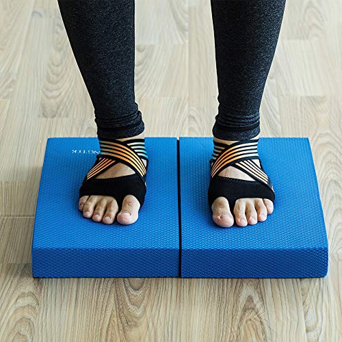 image for StrongTek Extra Large Balance Pad, Balancing Foam Pad, 2 in 1 Yoga Foa