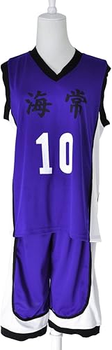 Amazon 黒子のバスケ 海常高校 ユニフォーム 早川充洋 風 背番号 10 コスチューム 衣装 Mサイズ C65m コスプレ 仮装 通販