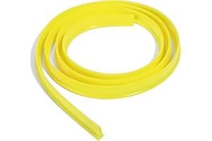 PIG Water Barrier – 10’ L Silicone Water Barrier - Yellow - 0.5625” W x 10’ L x 1.2” H – PM50792-YW