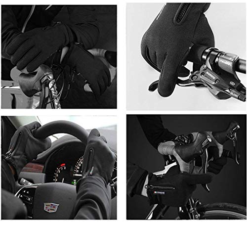 image for Yobenki Cycling Gloves, Touch Screen Gloves Waterproof Warm Gloves Cyc