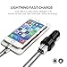 USB Car Charger,Puridea 24W 4.8A Dual Car Adapter with iSmart 2.0 Charging Tech for iPhone X /8 / 7 / 6s / 6 / Plus,iPad Mini/ Air,Galaxy S7/ S6/ Edge /Plus,Note 5/4 and More-Black