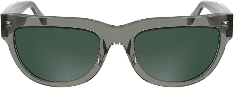 Women's Sunglasses CKJ25600S - Grey To Dark Grey with Solid Green Lens