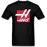 Niceda Men's Haas F1 Team Logo Short Sleeve T Shirt Black