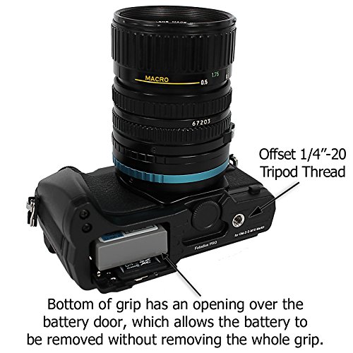 Fotodiox Pro, All Metal Black Camera Hand Grip for Olympus OM-D E