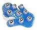 Milex Massage Glove 360-degree-roller Metal Roller,Blue