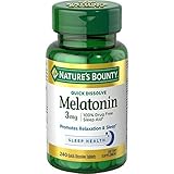 Nature's Bounty Melatonin 3 mg, 240 Quick Dissolve Tablets by Nature's Bounty