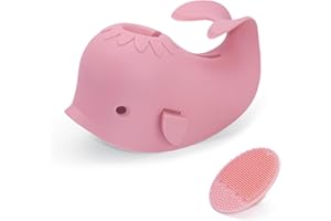 MANDOO Bath Faucet Cover for Kids，Bath Spout Cover for Baby are Suitable for Most Bathtub Faucet,Spout Cover Bathroom Tub Adds Fun to Your Baby in The Shower.(Pink)