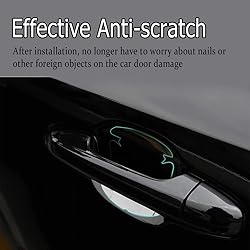 ASUBHA 4PCS Car Door Handle Scratch