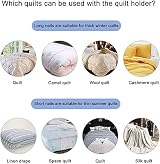 MQUPIN Quilt Fixing Clip 16 Duvet Clips Round Mushroom Attachment Grey view 7