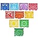 Neumx 2 Pack Mexican Banner Multi- Colored Papel Picado Party Garland Decorations 19 Feet Long & 10 Plastic Panels Each Banner