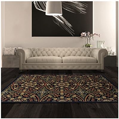 Amazon Com Superior Mesmerizing Fancy Medallion Area Rug Furniture Decor