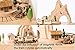 ADM-LC Music Box Wooden (Beech) Featuring Mountain Tunnel with Small Moving Magnetic,Rotate（The music rings and the trains turns automaticall,Rhymes Movement,Plays Music Spirited away By (Train)