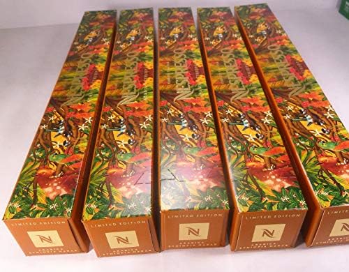 NESPRESSO (for Collectors - After Best Before Date) Arabica Ethiopia Harrar 5 Sleeve (50 Capsules) Limited Edition Coffee