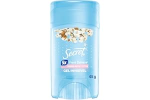 Secret Desodorante Antitranspirante em Gel Invisible Powder Protect Cotton 45 g